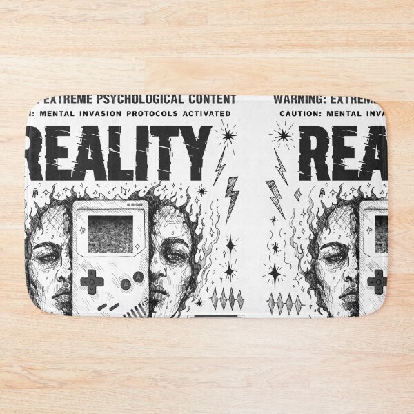 Item preview, Reality Outplay Retro Gaming Subconscious Art designed and sold by Raw-Ink.