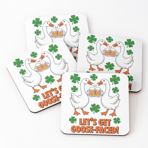 Item preview, Lets Get Goose-Faced St. Patricks Day designed and sold by Moon-Ape.