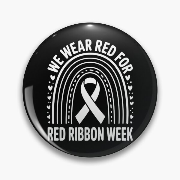 Item preview, We Wear Red Ribbon Awareness Week Rainbow designed and sold by Moon-Ape.