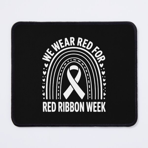 Item preview, We Wear Red Ribbon Awareness Week Rainbow designed and sold by Moon-Ape.