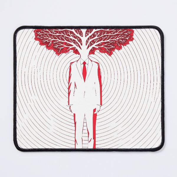 Item preview, Overthinking Red Tree Head Suit Surreal Art designed and sold by Raw-Ink.