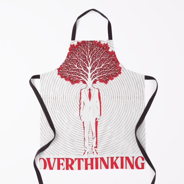 Item preview, Overthinking Red Tree Head Suit Surreal Art designed and sold by Raw-Ink.