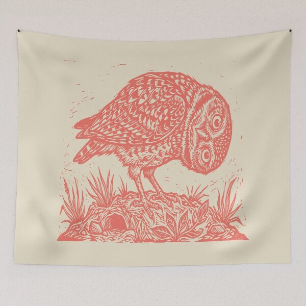 Item preview, Linocut Owl. designed and sold by EunsooLee.