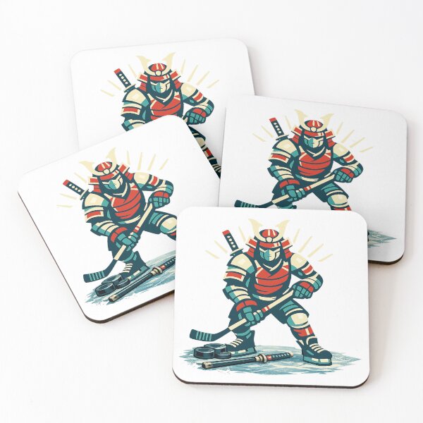 Item preview, Samurai Ice Hockey Player designed and sold by Ora-kuro.