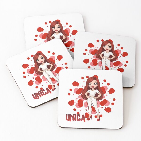Item preview, Glam Girl with Red Hair Fashion Illustration designed and sold by ArtMochis.