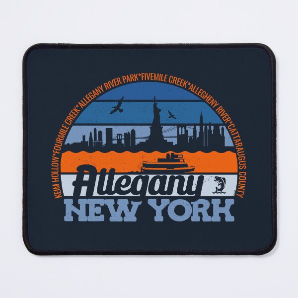 Item preview, Allegany New York Sunset Retro Vintage Local Pride Logo designed and sold by CRHPOD20.