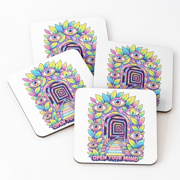Item preview, Open Your Mind Trippy Psychedelic Art designed and sold by SoftSproutstu.