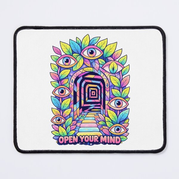 Item preview, Open Your Mind Trippy Psychedelic Art designed and sold by SoftSproutstu.