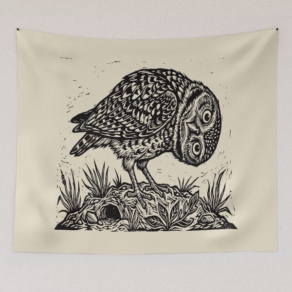 Item preview, Linocut Owl. #3 designed and sold by EunsooLee.