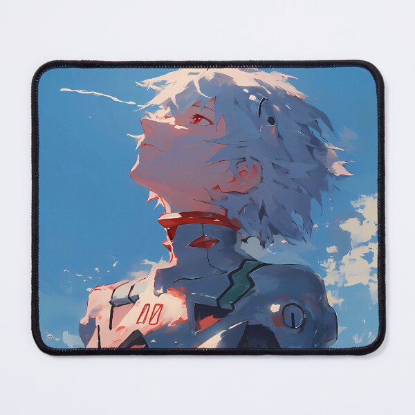 Item preview, Kaworu Nagisa Neon Genesis Evangelion Sky Calm Lofi Mood designed and sold by riadjamai.