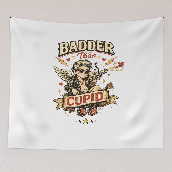 Artikelvorschau, Bad Cupid T-Shirt entworfen und verkauft von Matinez Pink.