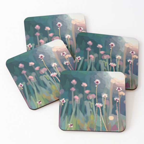 Item preview, Daisies in a field designed and sold by Sploonfish.