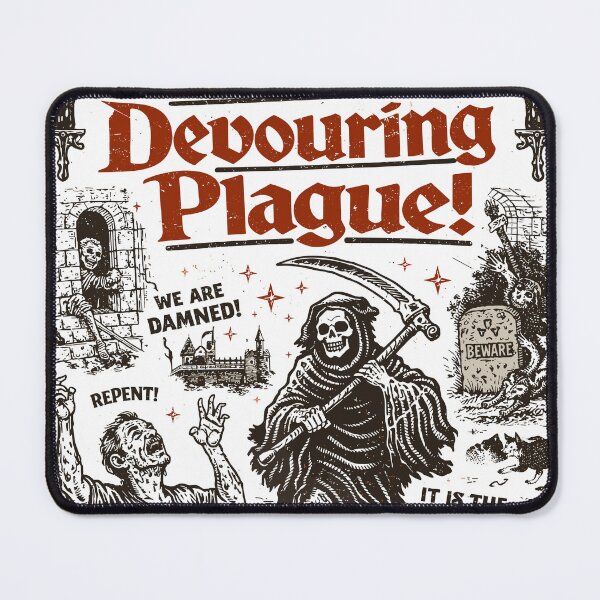 Item preview, Flesh Devouring Plague Warning Sign designed and sold by Matinez Pink.