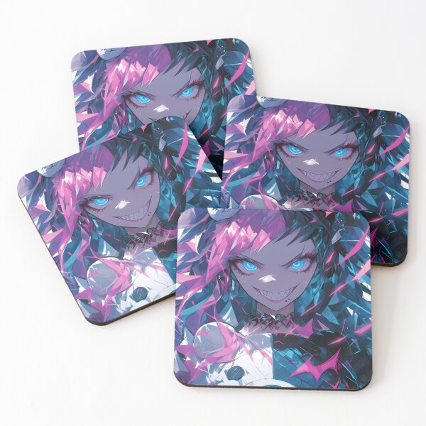 Item preview, Monokuma Danganronpa Neon Glitch Mascot Chaos designed and sold by riadjamai.