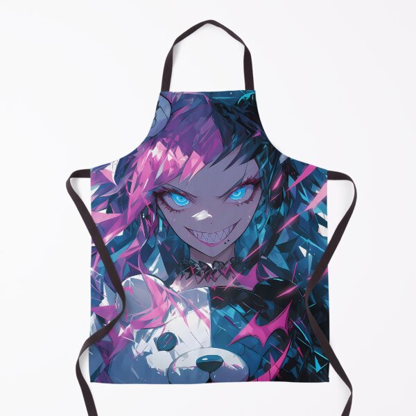 Item preview, Monokuma Danganronpa Neon Glitch Mascot Chaos designed and sold by riadjamai.