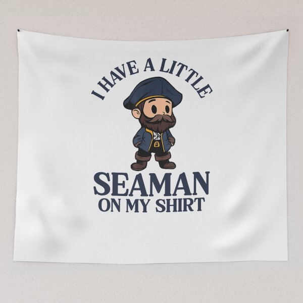 Item preview, Ich Habe EIN kleinen Seemann Auf Meinem Hemd Funny Pirate Nautical Humor Seafaring designed and sold by alber-garnell.