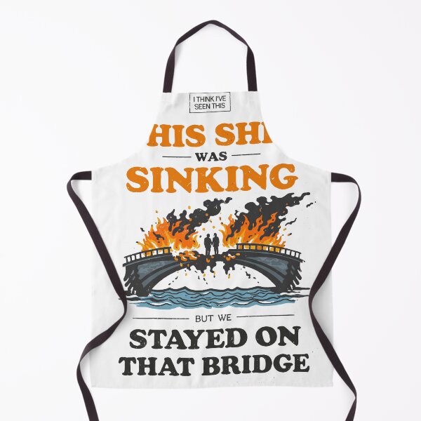 Item preview, Bridge Sinking Ship T-Shirt designed and sold by Matinez Pink.
