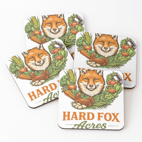 Item preview, Hard Fox Farm Fresh Produce designed and sold by Matinez Pink.