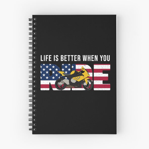 Item preview, Life Is Better Riding Motorcycle USA designed and sold by FroggyBaBoy.