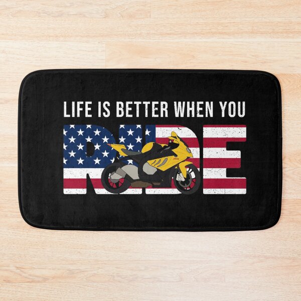 Item preview, Life Is Better Riding Motorcycle USA designed and sold by FroggyBaBoy.
