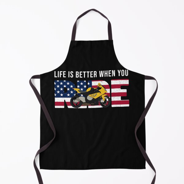 Item preview, Life Is Better Riding Motorcycle USA designed and sold by FroggyBaBoy.