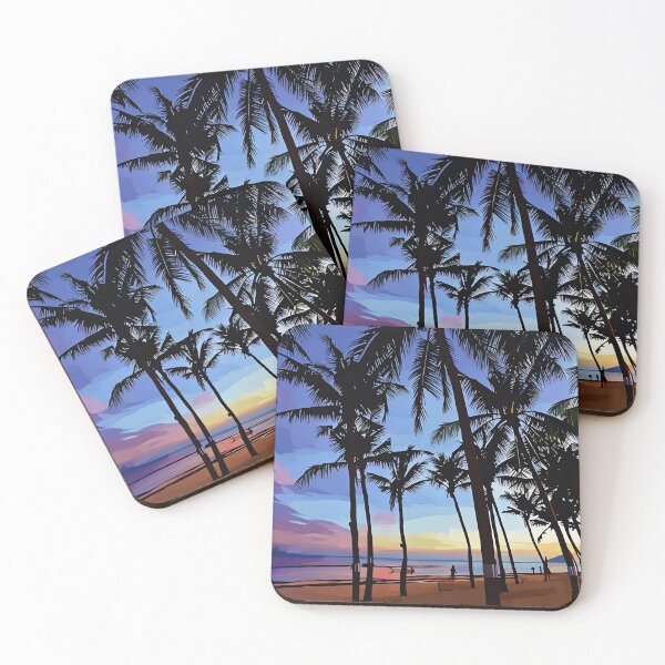 Item preview, Tropical sunset designed and sold by Sploonfish.