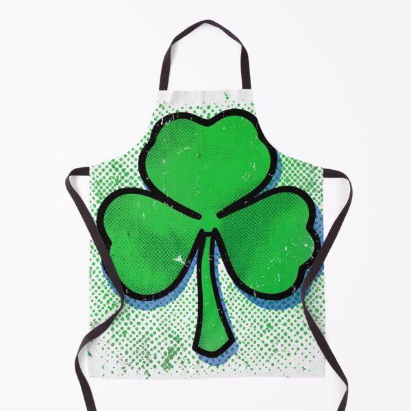 Item preview, Distressed Pop Art Shamrock with Green Speckles designed and sold by Bloomkept.