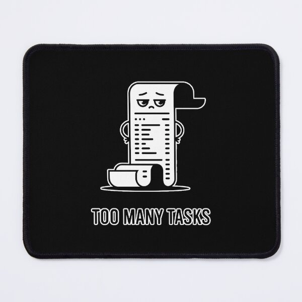 Item preview, Too Many Tasks Receipt Life Admin Fatigue Minimalist Meme Shirt designed and sold by ImaginedSpace7.