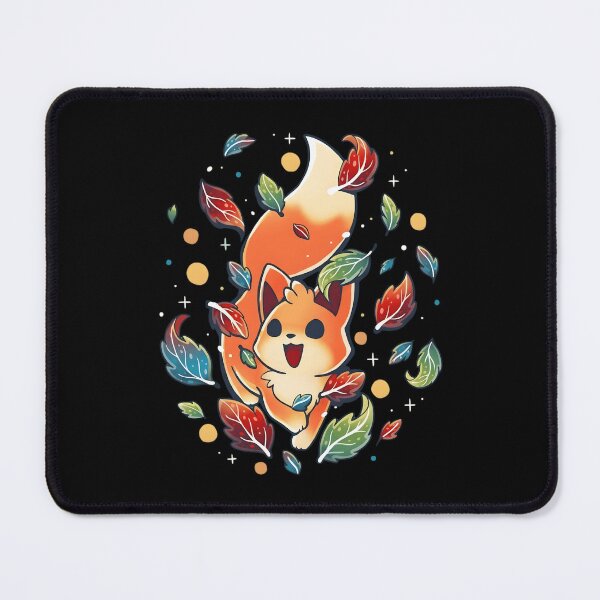 Item preview, Cute Kawaii Fox Playing in Autumn Leaves designed and sold by haitrieuic96.