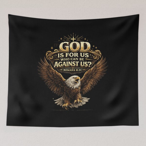 Item preview, If God is for us who can be Against us? (Romans 8:31) designed and sold by Virtuousvogue.