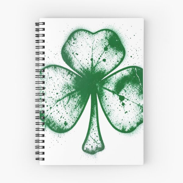 Item preview, Distressed Stencil Shamrock with Green Speckles designed and sold by Bloomkept.