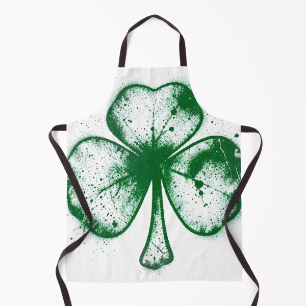 Item preview, Distressed Stencil Shamrock with Green Speckles designed and sold by Bloomkept.
