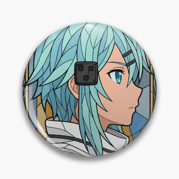 Artikelvorschau, Sinon Sword Art Online Buntglas-Profilporträt entworfen und verkauft von mildaclairmo.