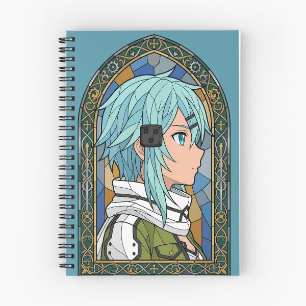 Item preview, Sinon Sword Art Online Stained Glass Profile Portrait designed and sold by mildaclairmo.