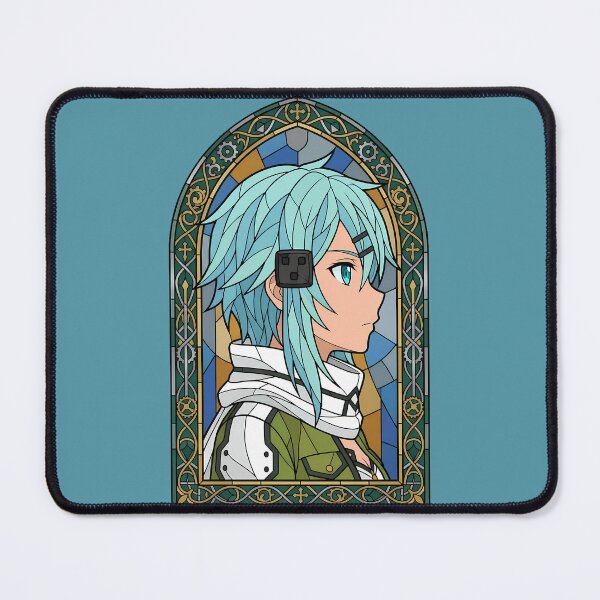 Item preview, Sinon Sword Art Online Stained Glass Profile Portrait designed and sold by mildaclairmo.