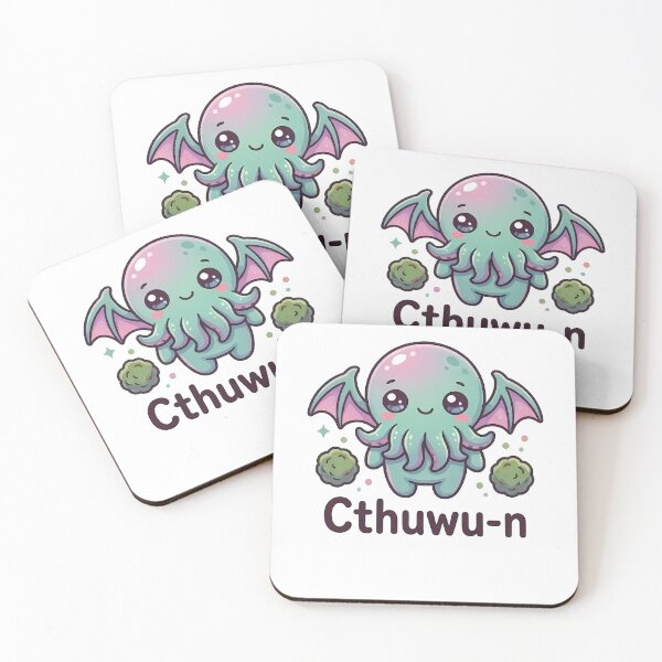 Item preview, Kawaii Cthuwu-n Cute Pastel Stoner Monster designed and sold by k3rstman1.