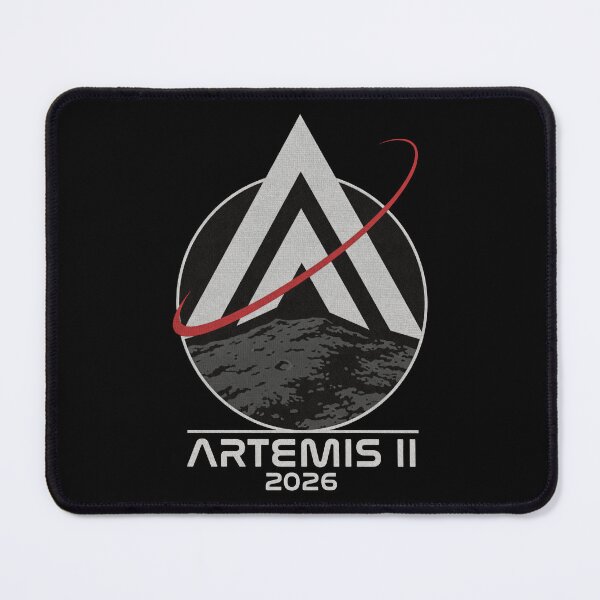 Item preview, Artemis 2 2026 Lunar Mission Inspired Space Emblem designed and sold by SuePFields.