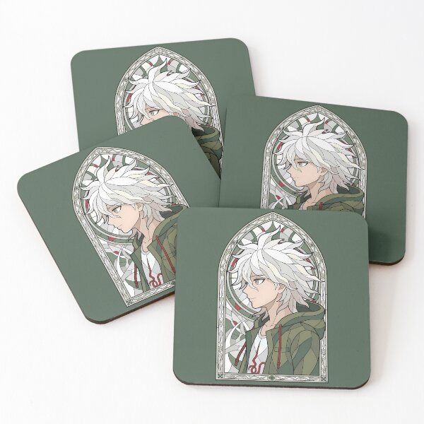 Item preview, Makoto Naegi Danganronpa Stained Glass Portrait designed and sold by mildaclairmo.