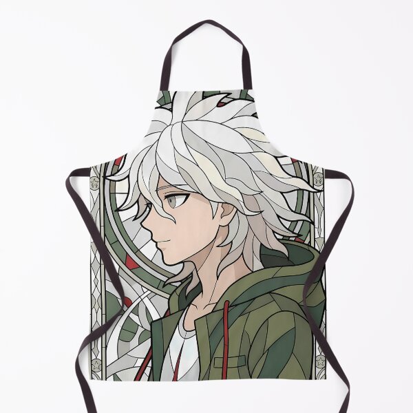 Item preview, Makoto Naegi Danganronpa Stained Glass Portrait designed and sold by mildaclairmo.