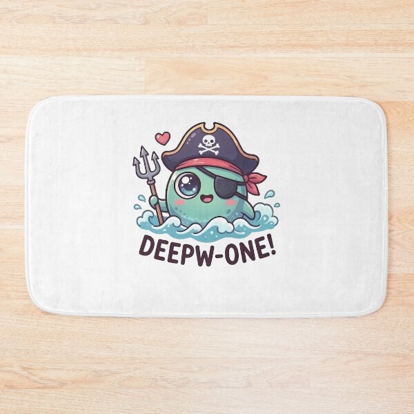 Item preview, Cute Kawaii Deep One Pirate Sea Monster designed and sold by k3rstman1.
