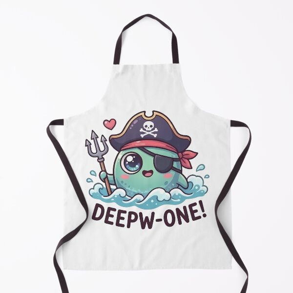 Item preview, Cute Kawaii Deep One Pirate Sea Monster designed and sold by k3rstman1.