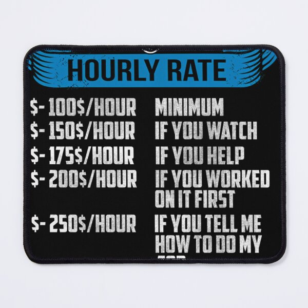 Item preview,  Electrician Funny Hourly Rates designed and sold by SyncSusscess.