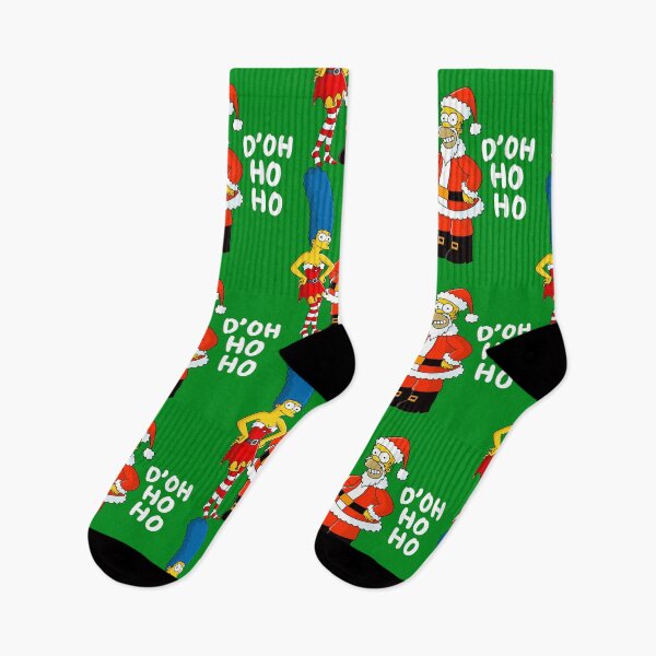 Item preview, D’oh Ho Ho - Homer Simpson Couple Christmas  designed and sold by ZERO-MIND.
