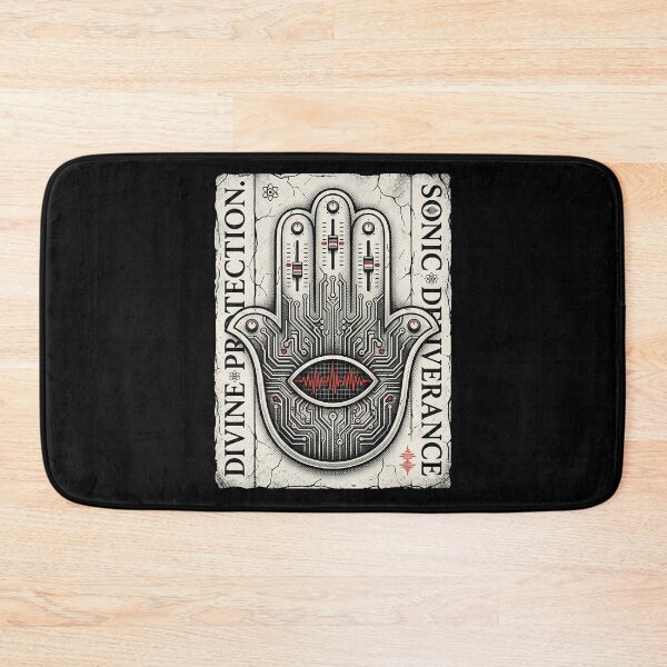 Item preview, Divine Techno Hamsa Hand Sonic Protection designed and sold by k3rstman1.