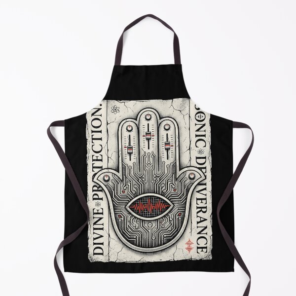 Item preview, Divine Techno Hamsa Hand Sonic Protection designed and sold by k3rstman1.