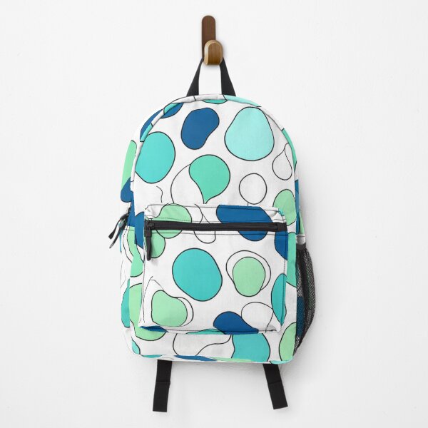 Item preview, Minimalist Line Art Abstract Turquoise Shapes designed and sold by Bloomkept.