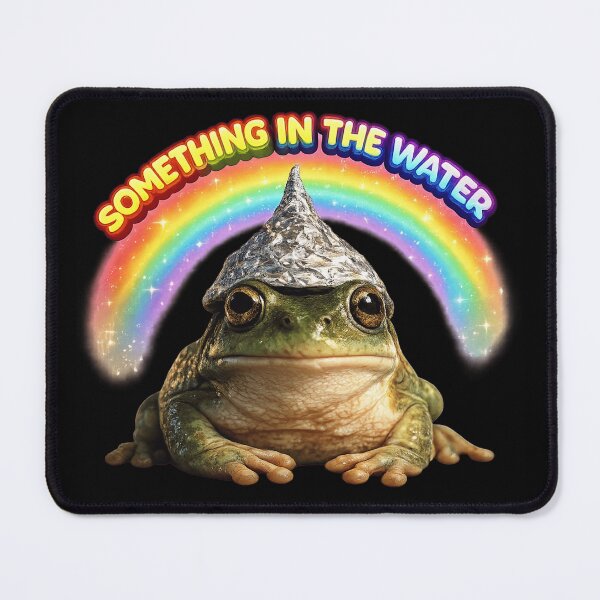 Item preview, Foil Hat Gay Frogs Jones designed and sold by MaxLevelMerch.