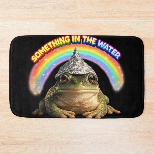 Item preview, Foil Hat Gay Frogs Jones designed and sold by MaxLevelMerch.