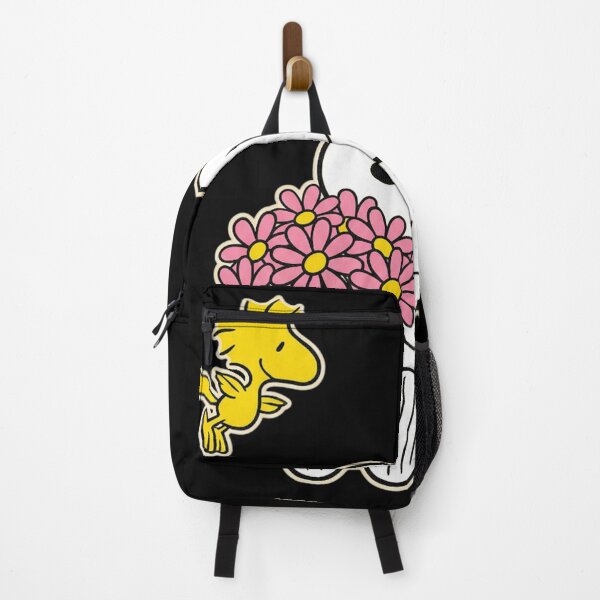 Item preview, Snoopy Woodstock Pink Daisy Bouquet Spring Flowers designed and sold by VincentMoore96.