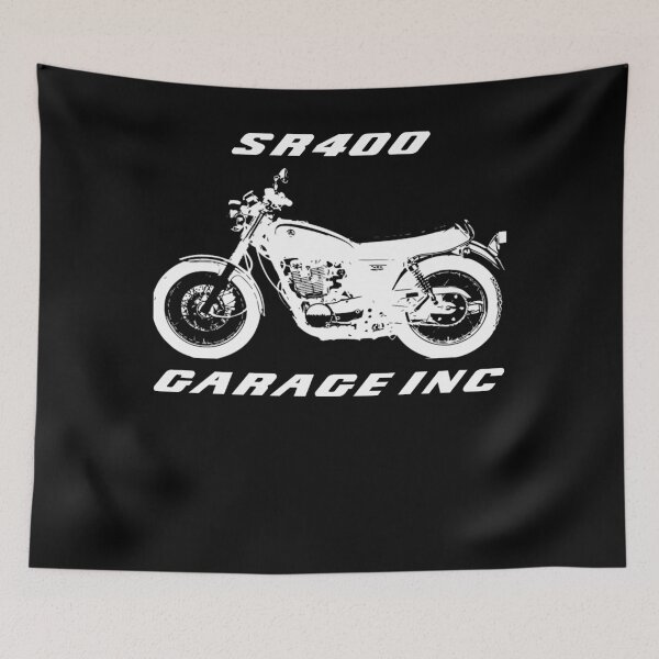 Item preview, SR400 Cafe Racer Vintage Motorcycle designed and sold by FroggyBaBoy.